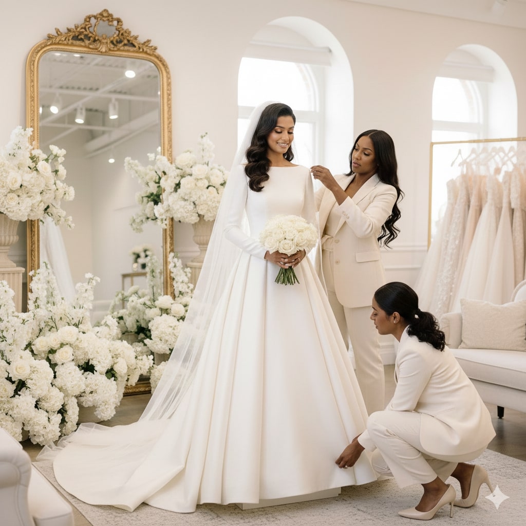 Classic bridal styling